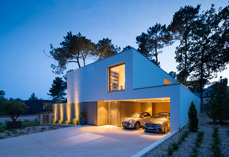 Villa Q-4 — éclairage logements individuels — Vannes (56) France — VIP Lighting