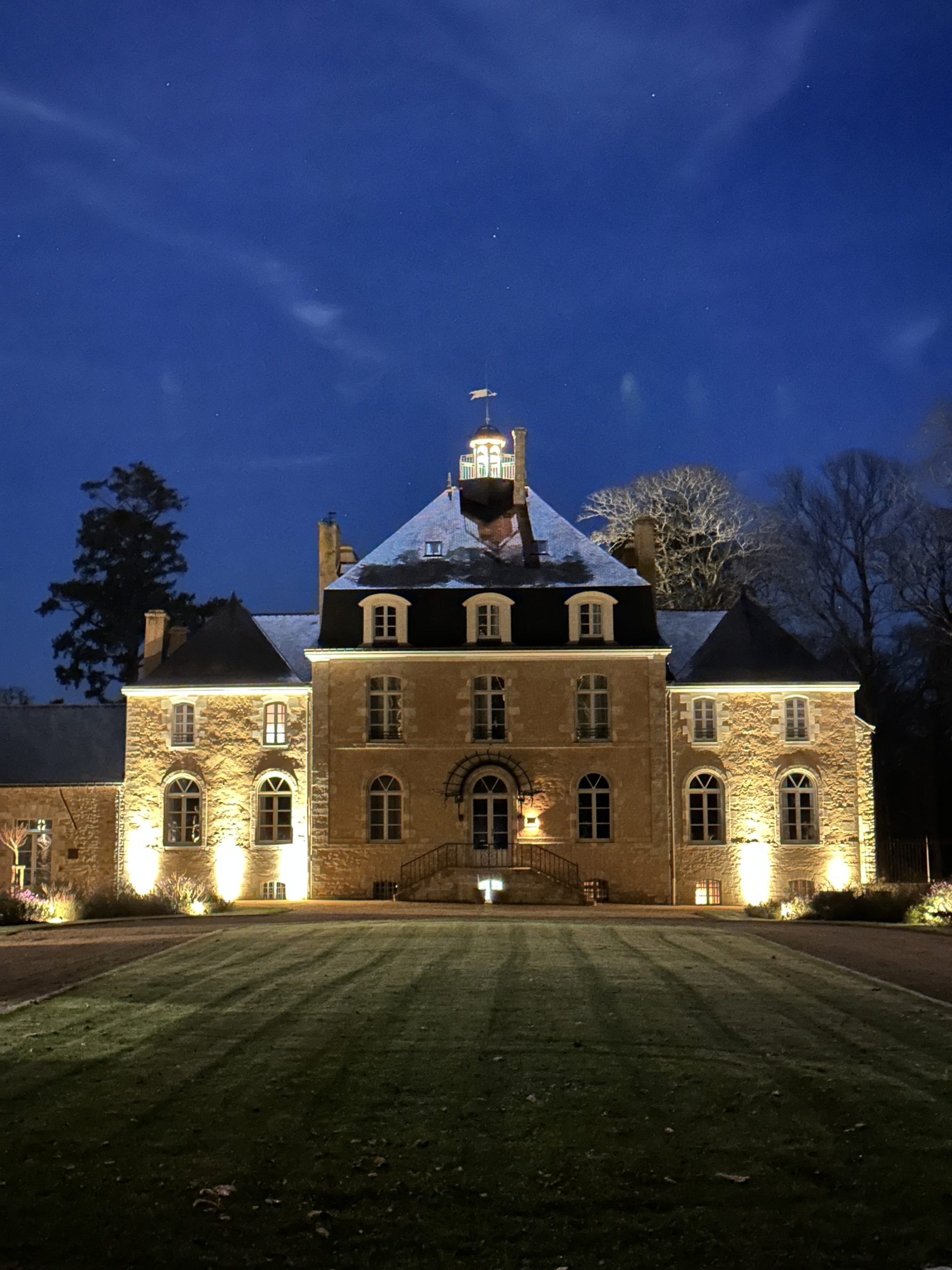 Domaine Le Mézo — éclairage hôtellerie — Ploeren (56) France — luminaires haut de gamme VIP Lighting
